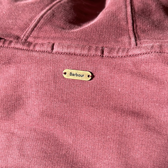Size 6 hoodie Barbour hoodie burgundy. Brand new - Picture 5 of 5